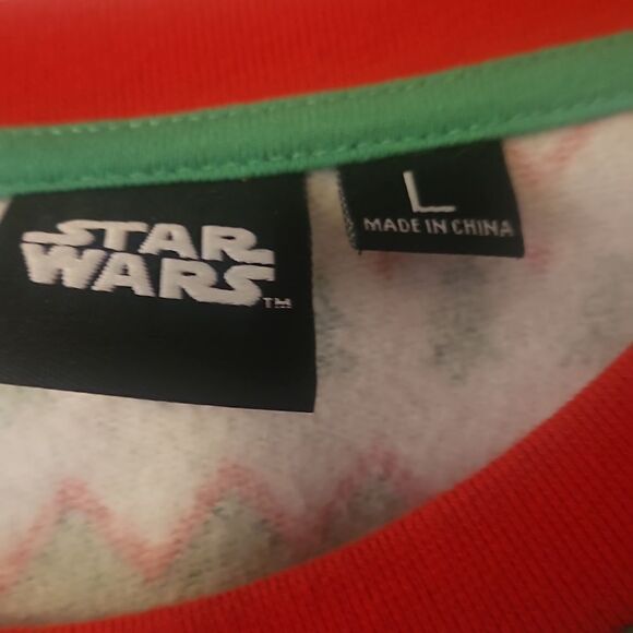 Star Wars Christmas Sweatshirt Darth Vader Storm Troopers Unisex L - Picture 2 of 8